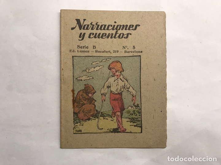 Libros de segunda mano: LITERATURA INFANTIL. Narraciones y Cuentos Serie B. No.5, Ediciones LUMEN (h.1940?)