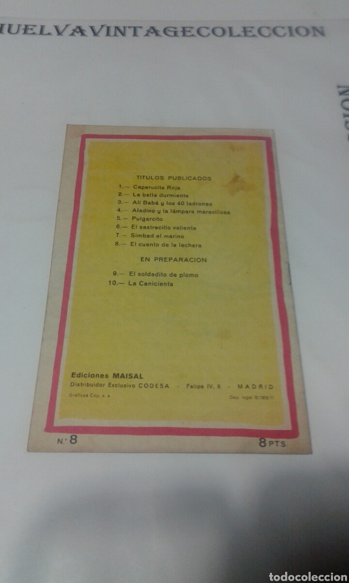 Libros de segunda mano: El cuento de la lechera, ediciones maisal. - Foto 2