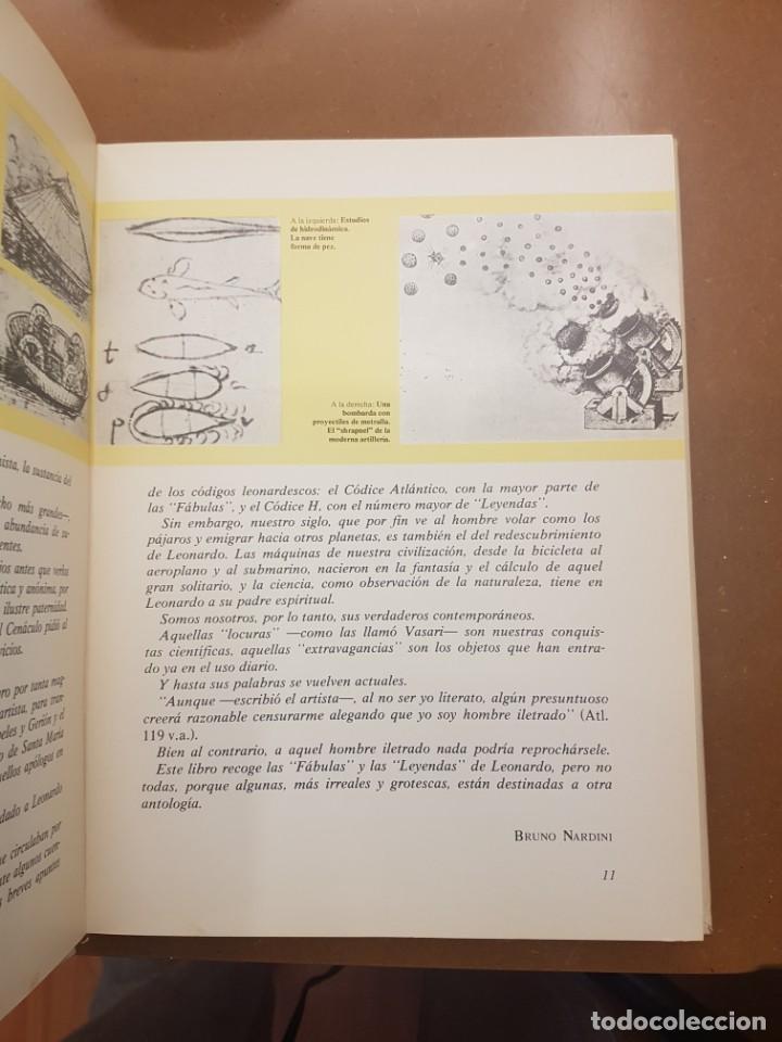 Libros de segunda mano: FABULAS Y LEYENDAS,LEONARDO DE VINCI - Foto 3