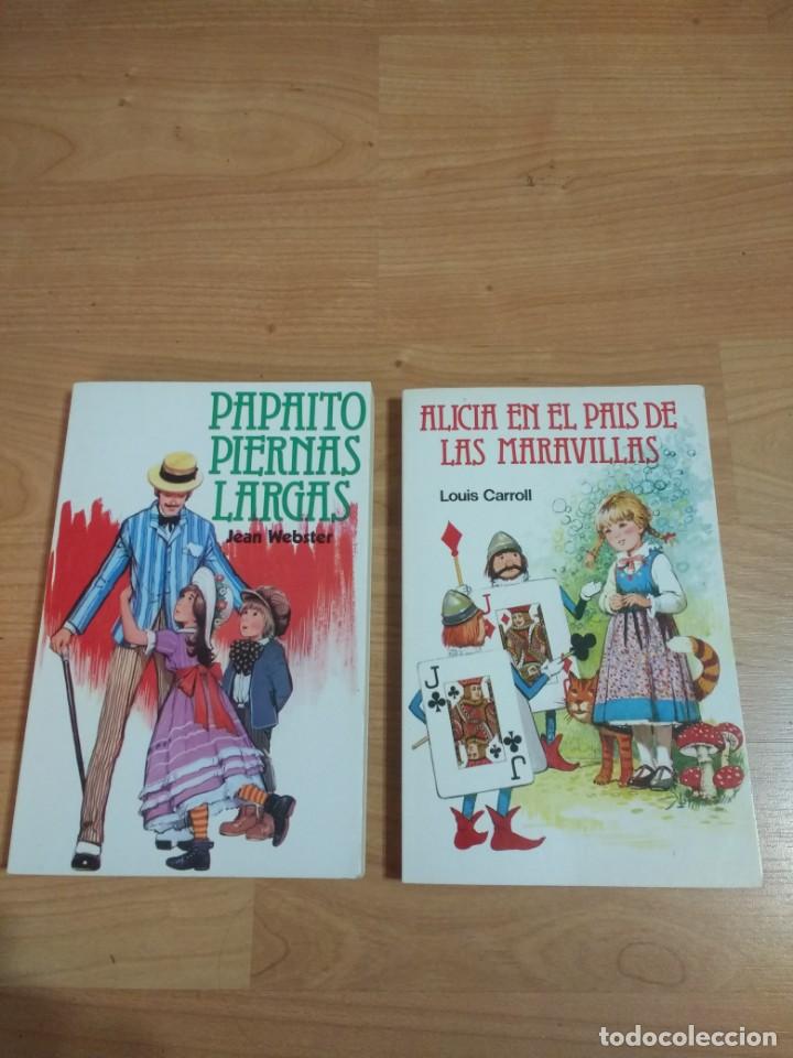 Second hand books: LOTE DE 2 LIBROS: &laquo;PAPA&Iacute;TO PIERNAS LARGAS&raquo; Y &laquo;ALICIA EN EL PA&Iacute;S DE LAS MARAVILLAS&raquo;