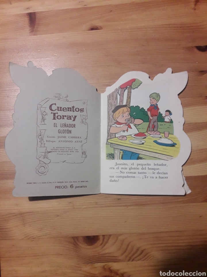Libros de segunda mano: El le&ntilde;ador gloton cuento toray - Foto 2