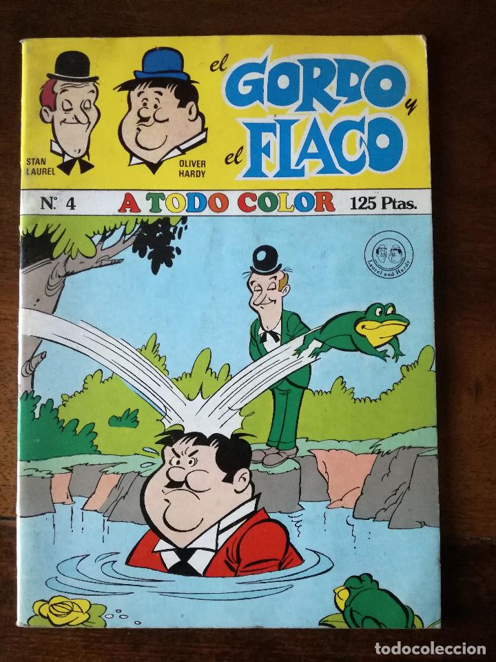 Libros de segunda mano: EL GORDO Y EL FLACO N&ordm; 4 STAN LAUREL Y OLIVER HARDY COMIC MARCO IBERICA 1980