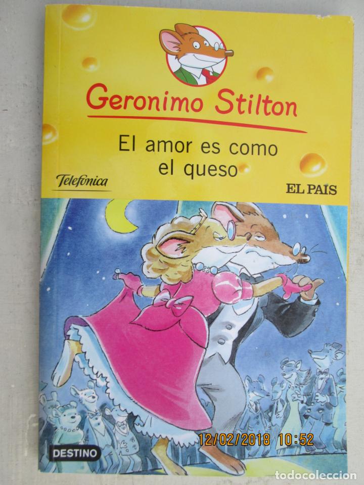 Libros de segunda mano: EL AMOR ES COMO EL QUESO JERONIMO STILTON - Foto 1