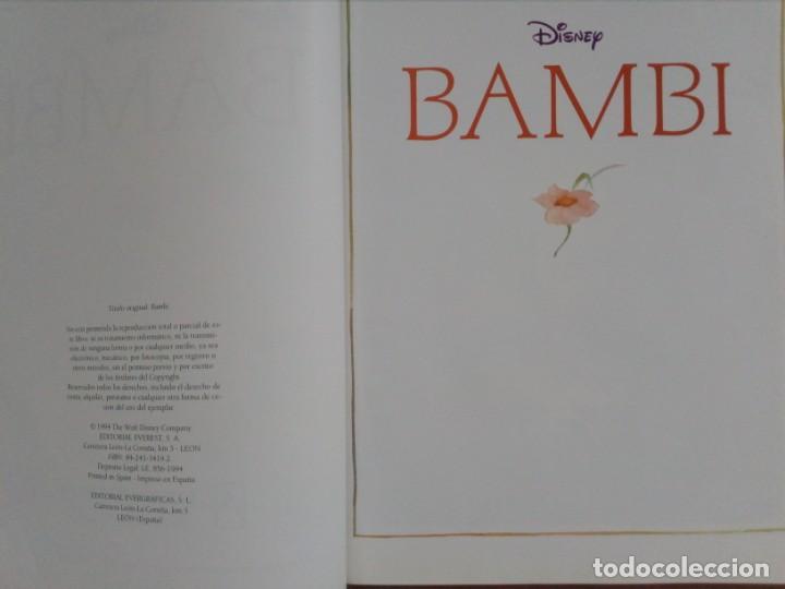 Libros de segunda mano: Bambi - Everest - 1994 - Foto 2
