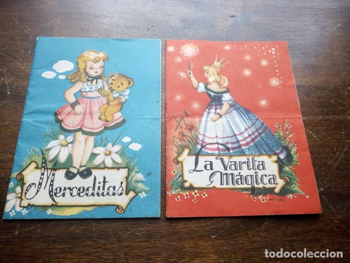 Libros de segunda mano: Lote 2 libritos, Merceditas y La varita m&aacute;gica.