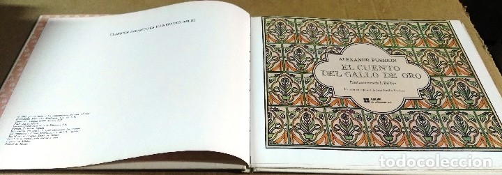 Libros de segunda mano: Alexander Pushkin, el cuento del Gallo de Oro, Asuri, 1982 - Foto 3