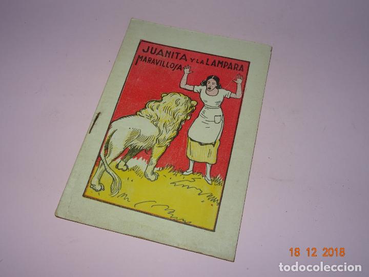 Libros de segunda mano: Antiguo *JUANITA Y LA L&Aacute;MPARA MARAVILLOSA* de Cuentos de JOB Serie A N&ordm; 33 de Industrias Faro VIGO