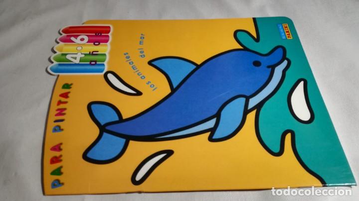 Libros de segunda mano: PARA PINTAR		LOS ANIMALES DEL MAR		PANINI - Foto 1