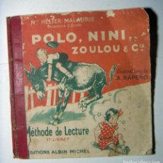Libros de segunda mano: POLO, NINI, ZOULOU & CIE MÉTHODE DE LECTURE 1ER LIBRO EDITIONS ALBIN MICHEL EN FRANCÉS