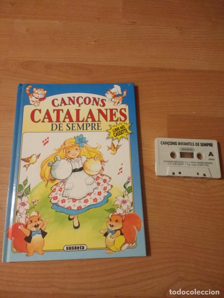 Libros de segunda mano: CAN&Ccedil;ONS CATALANES DE SEMPRE + CASSETTE - Foto 1