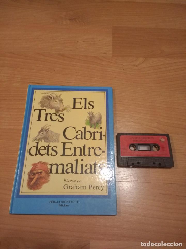 Libros de segunda mano: ELS TRES CABRIDETS ENTREMALIATS + CASSETTE - Foto 1