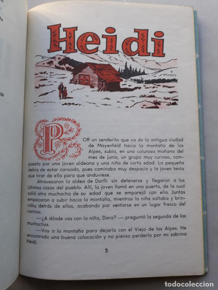 Libros de segunda mano: Heidi. Juana Spyri. A&ntilde;o 1962. - Foto 2