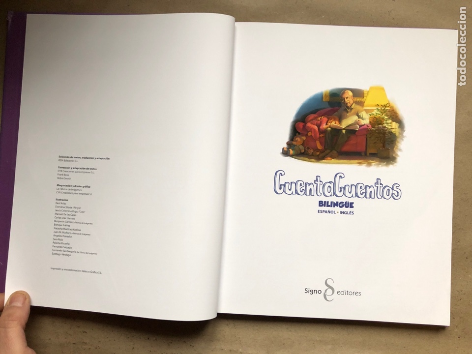 Libros de segunda mano: CUENTACUENTOS (BILING&Uuml;E, ESPA&Ntilde;OL-INGL&Eacute;S). SIGNO EDICIONES 2013. - Foto 2