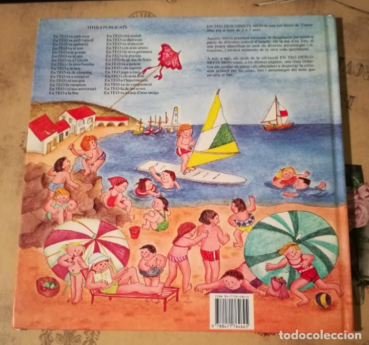 Libros de segunda mano: En Teo fa vacances - Violeta Denou - en catal&agrave; - Foto 2