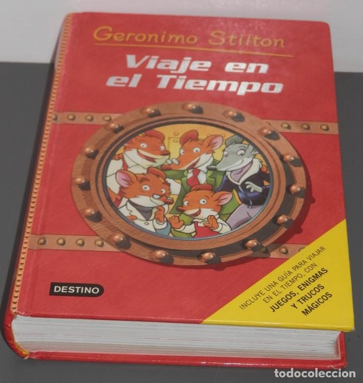 Libros de segunda mano: LIBRO GERONIMO  STILTON  - VIAGEN EN EL TIEMPO - Foto 1