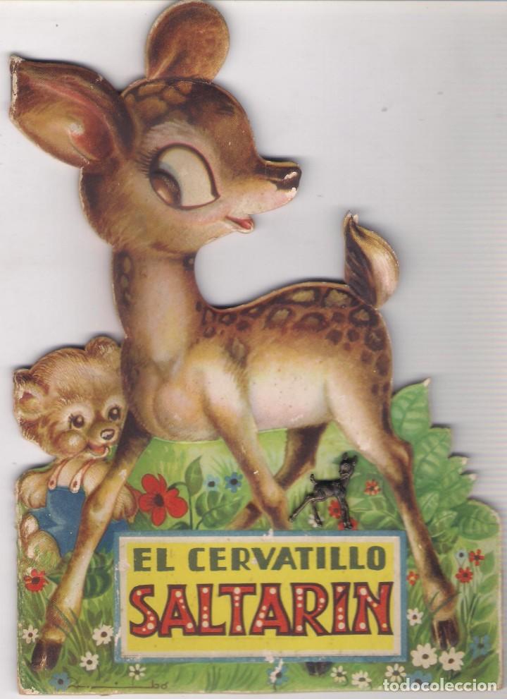 Libros de segunda mano: CUENTO TROQUELADO EL CERVATILLO SALTARIN ,CON SU CERVATILLO MINI. - Foto 1
