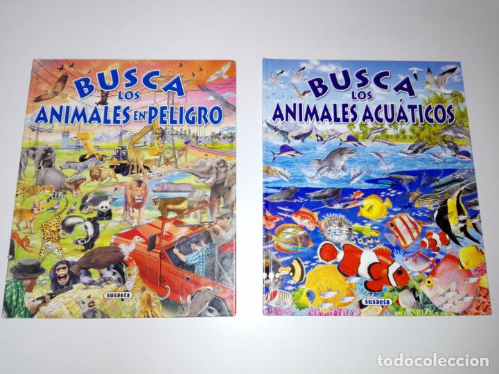 Gebrauchte B&uuml;cher: LOTE 2 CUENTOS-BUSCA LOS ANIMALES PERDIDOS+BUSCA LOS ANIMALES ACU&Aacute;TICOS-SUSAETA-VER FOTOS