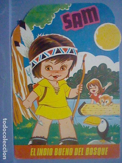 Libros de segunda mano: SAM INDIO BUENO DEL BOSQUE EMEGE 70&acute;S  CUENTO TROQUELADO