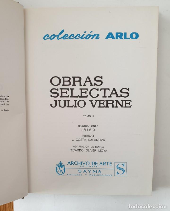 Libros de segunda mano: Obras selectas de Julio Verne.Tomo II - Foto 2