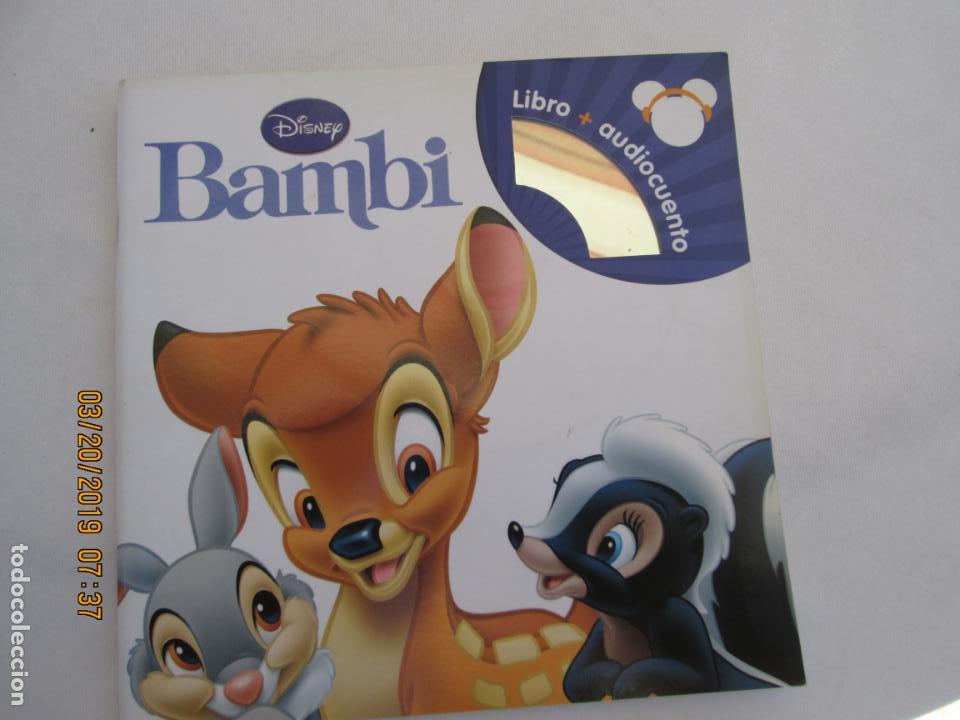 Libros de segunda mano: DISNEY BAMBI - LIBRO + AUDIOCUENTO - ABC 2012. - Foto 1