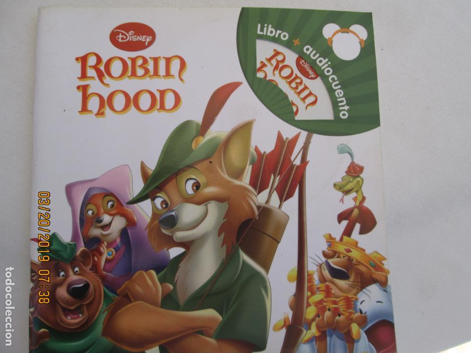 Libros de segunda mano: DISNEY ROBIN HOOD - LIBRO + AUDIOCUENTO - ABC 2012. - Foto 1