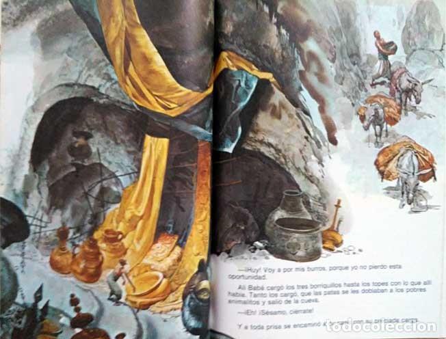 Libros de segunda mano: libro la bella durmiente, los tres cerditos, ali bab&aacute; interediciones JM 1981 - Foto 8