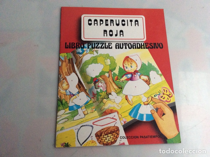 Libros de segunda mano: CAPERUCITA ROJA LIBRO PUZZLE AUTOADHESIVO - Foto 1