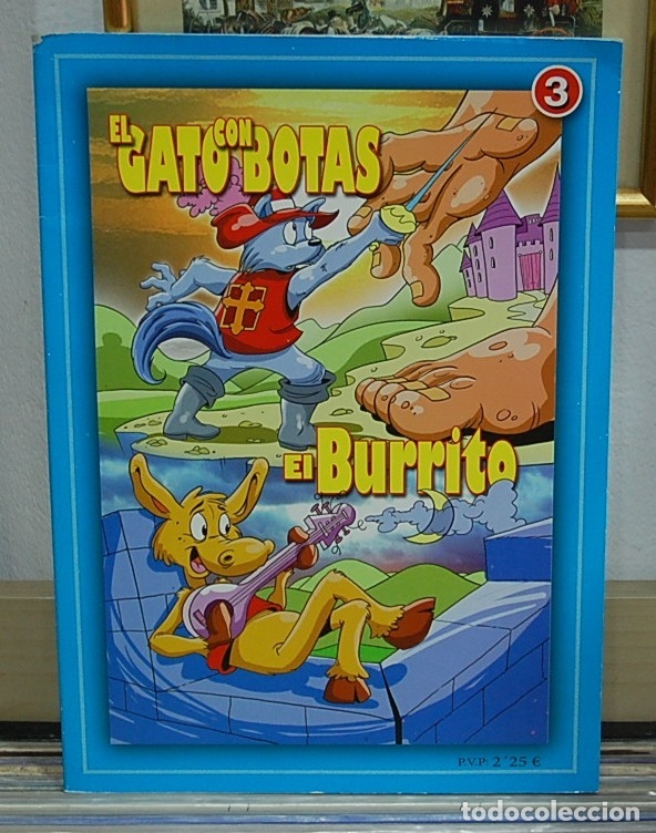 Libros de segunda mano: LMV - El gato con botas / El burrito - Foto 1