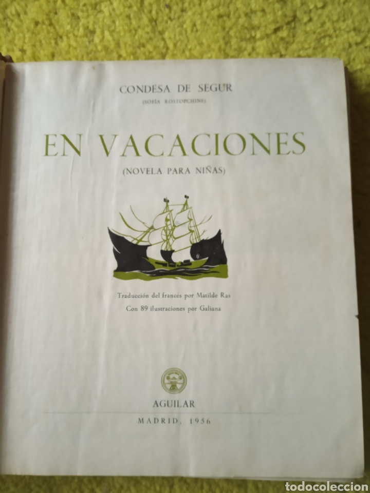 Libros de segunda mano: En vacaciones. Condesa de Segur - Foto 2