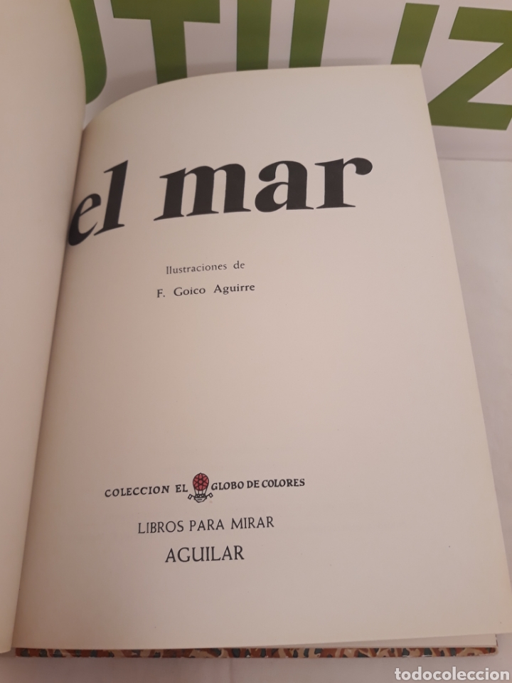 Libros de segunda mano: El Mar. Aguilar. 1970. - Foto 3