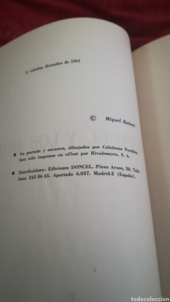 Libros de segunda mano: MANUEL Y LOS HOMBRES, 1 edici&oacute;n de 1961 - Foto 3