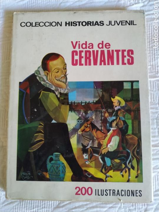 Libros de segunda mano: Vida de Cervantes ilustrado - Foto 1
