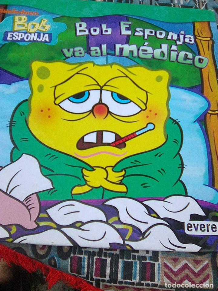 Libros de segunda mano: Bob esponja va al m&eacute;dico (Everest - Nickelodeon, 2010) - Foto 1