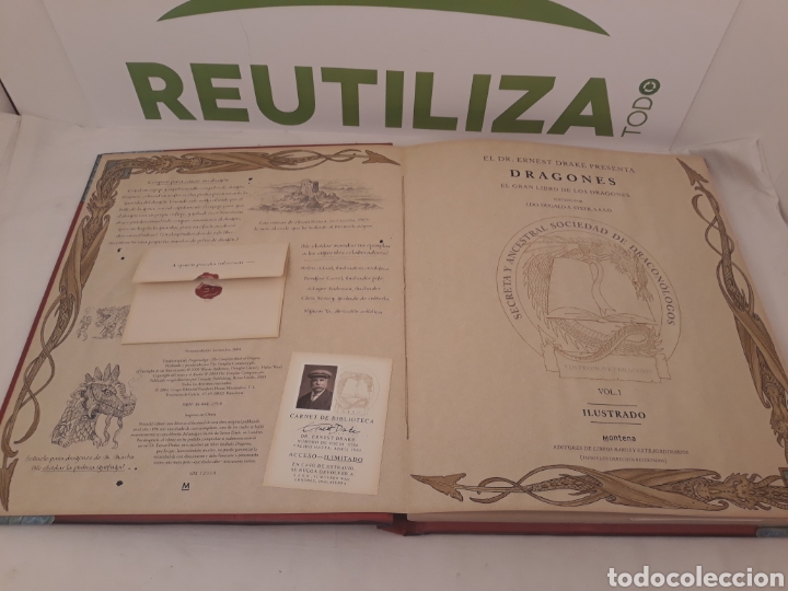 Libros de segunda mano: El gran libro de los dragones. Montena. - Foto 3