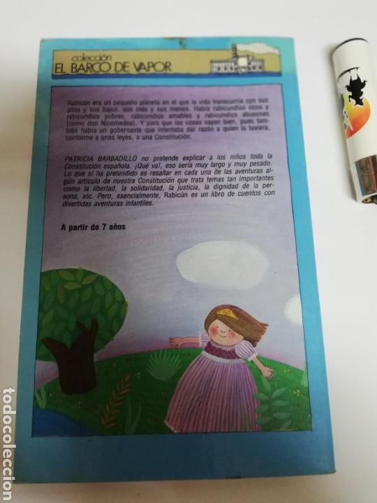 Libros de segunda mano: RABICUN. PATRICIA BARBADILLO. EDICIONES SM. - Foto 2