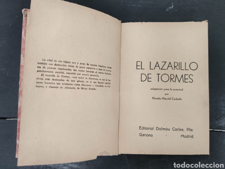 Libros de segunda mano: LIBRO EL LAZARILLO DE TORMES - Foto 5