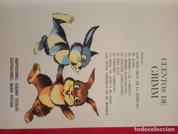 Libros de segunda mano: CUENTOS DE GRIMM-4&ordf; SELECCION. - Foto 2
