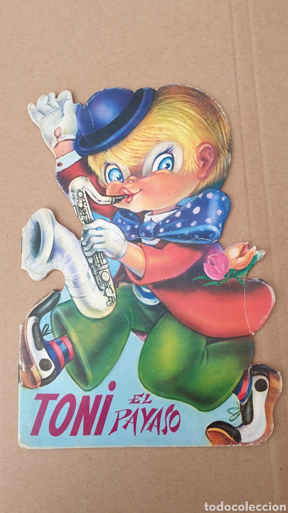 Libros de segunda mano: Cuento troquelado Toni el payaso. Ediciones Salda&ntilde;a de los a&ntilde;os 70