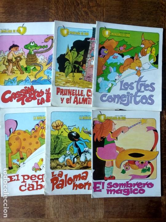 Gebrauchte B&uuml;cher: COLECCI&Oacute;N LA MANZANA DE ORO LOTE DE 6 CUENTOS - CUENTOS ALONSO 1981 -