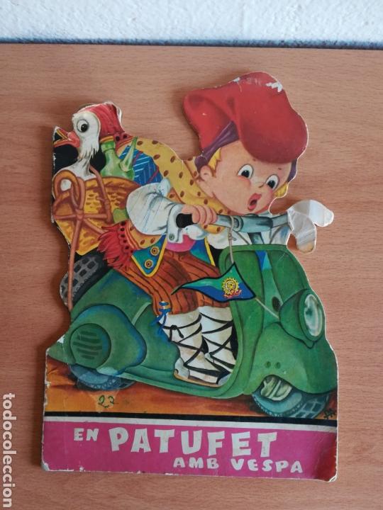 Libros de segunda mano: En Patufet amb Vespa - cuento troquelado - viaje en moto por la Costa Brava - Motor