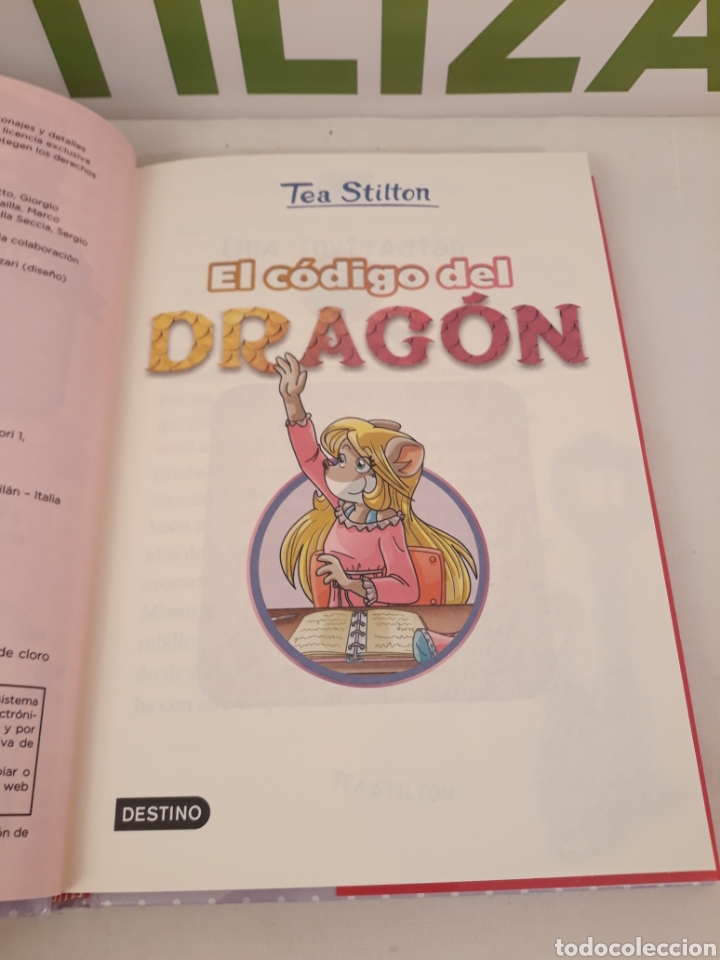 Libros de segunda mano: Tea Stilton.El codigo del Dragon.Club de tea.Destino. - Foto 4