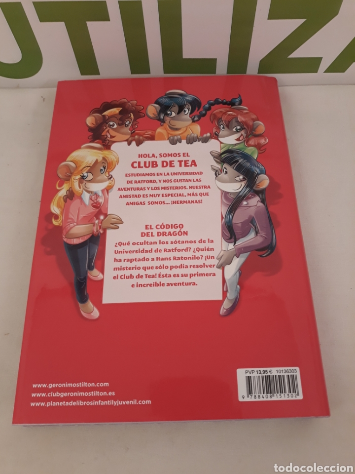 Libros de segunda mano: Tea Stilton.El codigo del Dragon.Club de tea.Destino. - Foto 5