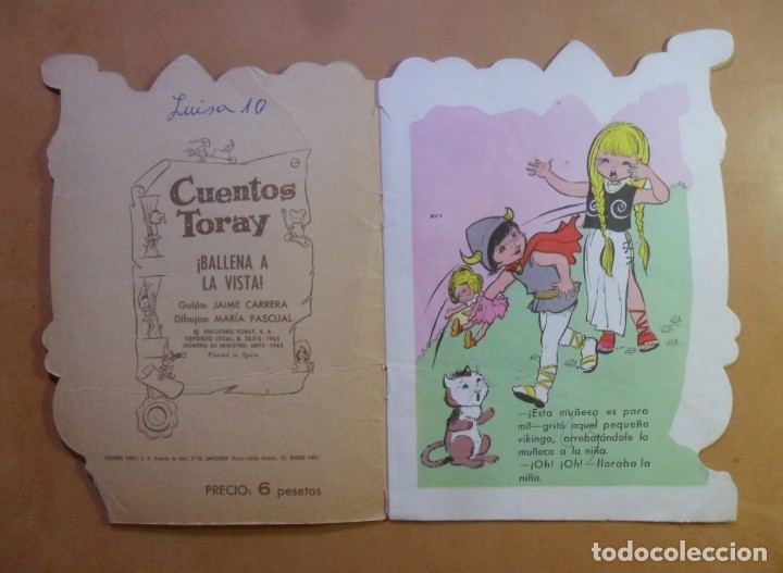 Libros de segunda mano: CUENTO - &iexcl;BALLENA A LA VISTA! - TORAY - 1965 - Foto 2