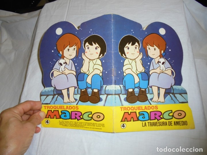 Libros de segunda mano: TROQUELADOS MARCO N&ordm; 4.LA TRAVESURA DE AMEDIO .TAURUS Y BETA FILM 1976