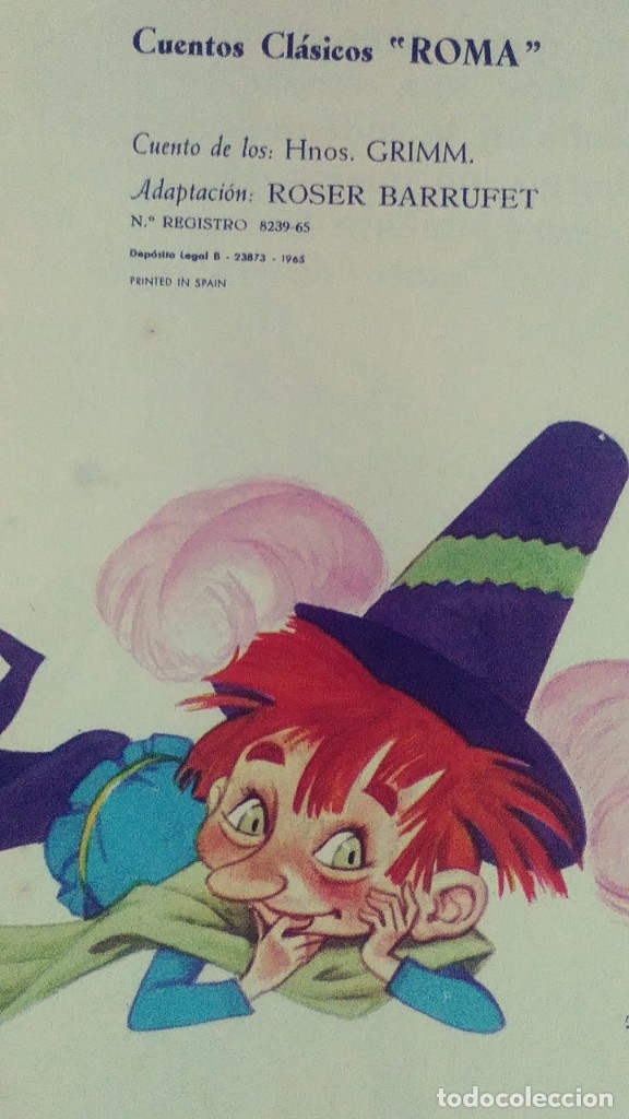 Libros de segunda mano: CUENTO ENANITO SALTARIN 1965 HERMANOS GRIMM - Foto 4