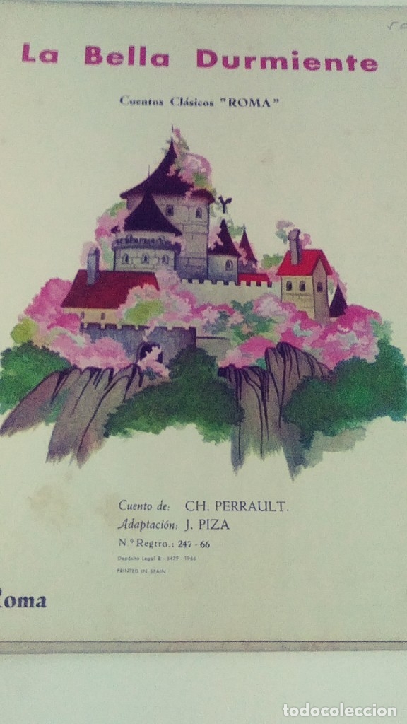 Libros de segunda mano: LA BELLA DURMIENTE ED. ROMA CH. PERRAULT - Foto 2