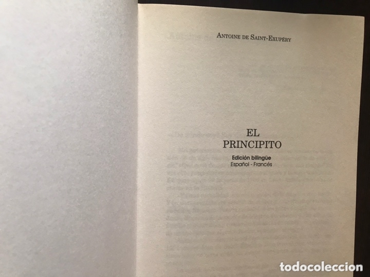 Libros de segunda mano: El principito. Edici&oacute;n biling&uuml;e - Foto 3