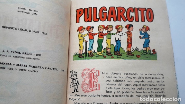 Libros de segunda mano: PULGARCITO. BRUGUERA 1959 - Foto 4