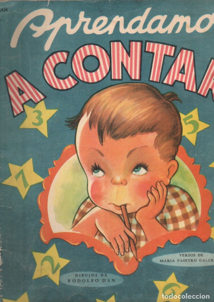 Libri di seconda mano: RODOLFO DAN / MAR&Iacute;A PASEYRO GALCER&Aacute;N . APRENDAMOS A CONTAR SIGMAR (1948)