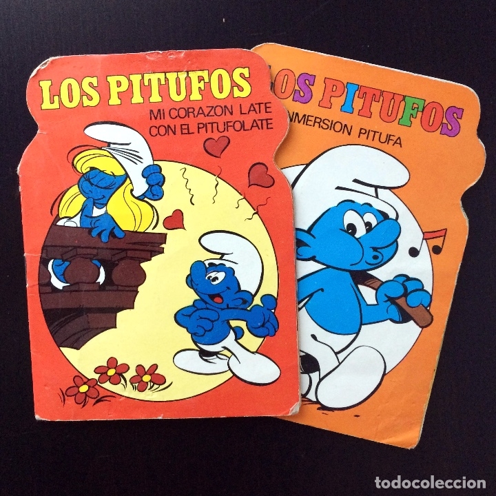 Libros de segunda mano: LOS PITUFOS - COBAS - N&Uacute;MEROS 1 Y 2 - MI CORAZ&Oacute;N LATE CON EL PITUFOLATE E INMERSI&Oacute;N PITUFA - 1982 - Foto 1